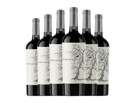 Vinho 6 PLACERES Juana la Loca Jumilla Carvalho (0.75 L - 6 Unidades)