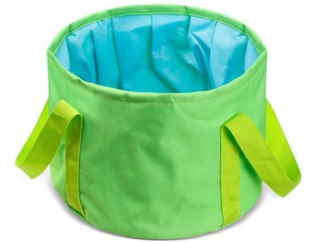 Cesta para Roupa YESFIT Portátil (Verde - 15 l)