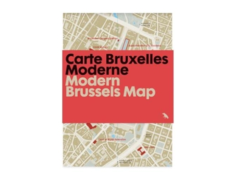 Livro Modern Brussels Map / Carte Bruxelles Moderne de Jacinthe Gigou (Inglês)