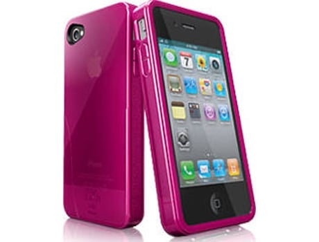 Capa iPhone 4, 4s ISKIN Solo Rosa