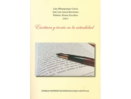 Livro Escritura Y Teoría En La Actualidad de García Bar Alburquerque-García Luis (Espanhol)