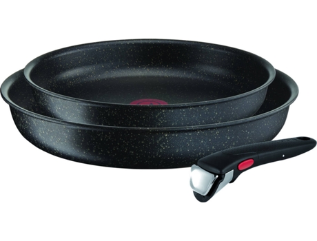 Set 3 Peças - Frigideiras + Pega TEFAL Ingenio Unlimited L7639143 (24/28cm)