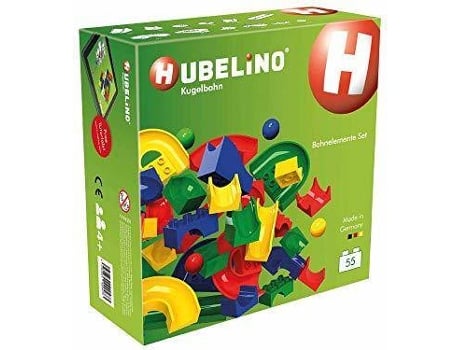 Berlindes  55 Piece Run Elements - The Original Duplo Compatible Marble Run Expansion Set (Idade Minima: 4)