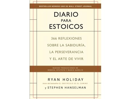 Livro Diario Para Estoicos de Ryan Holiday (Español)