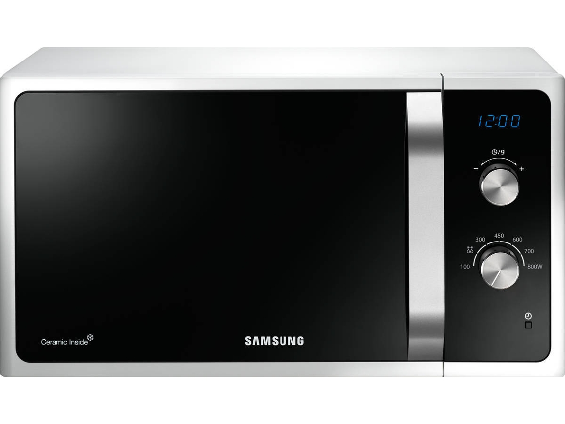 Micro-ondas SAMSUNG MG23F301TAS (23 L - Com Grill - Inox) | Worten.pt