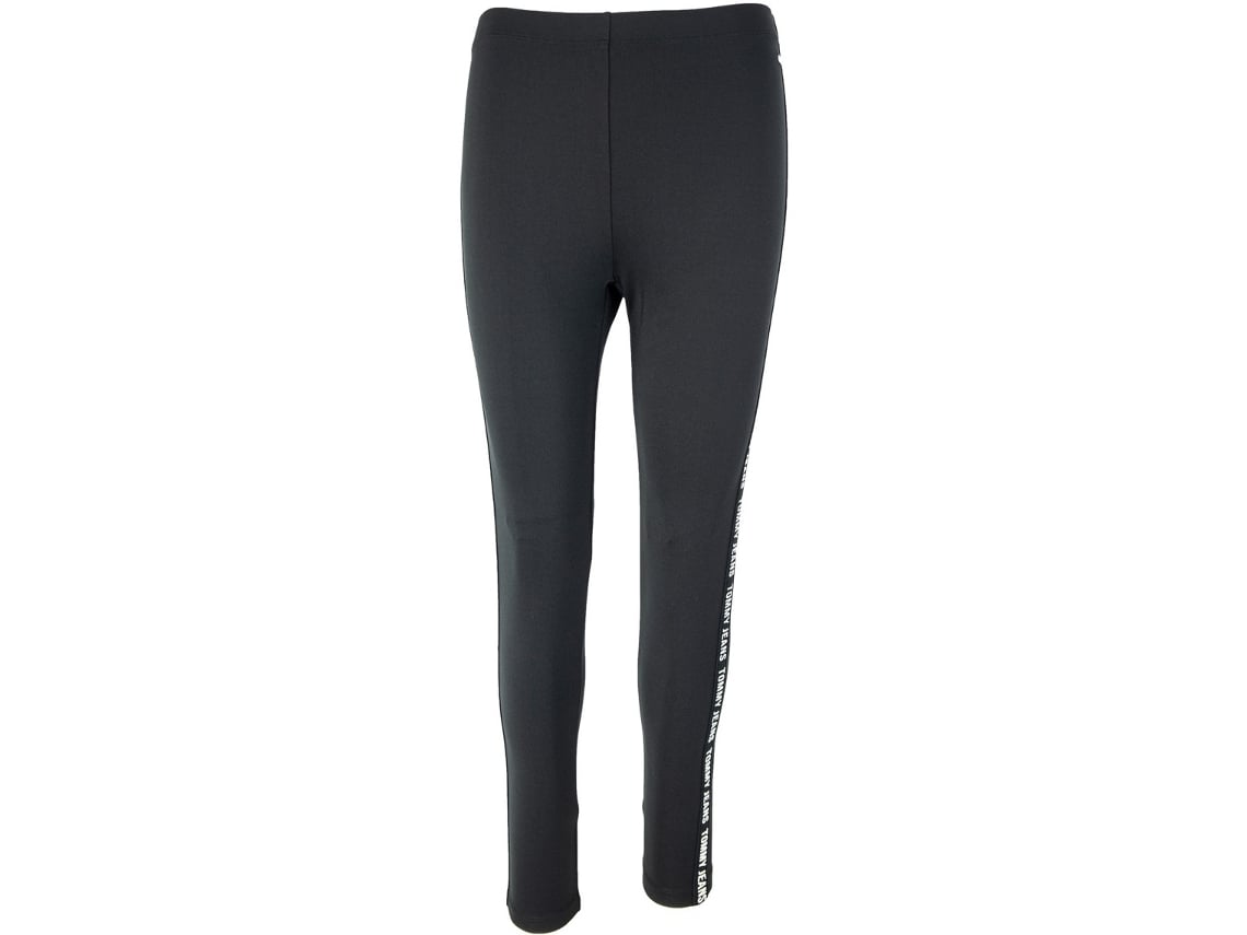 Leggins de Mulher para Desporto TOMMY JEANS Skinny Tape Preto (shoes//eu/M)