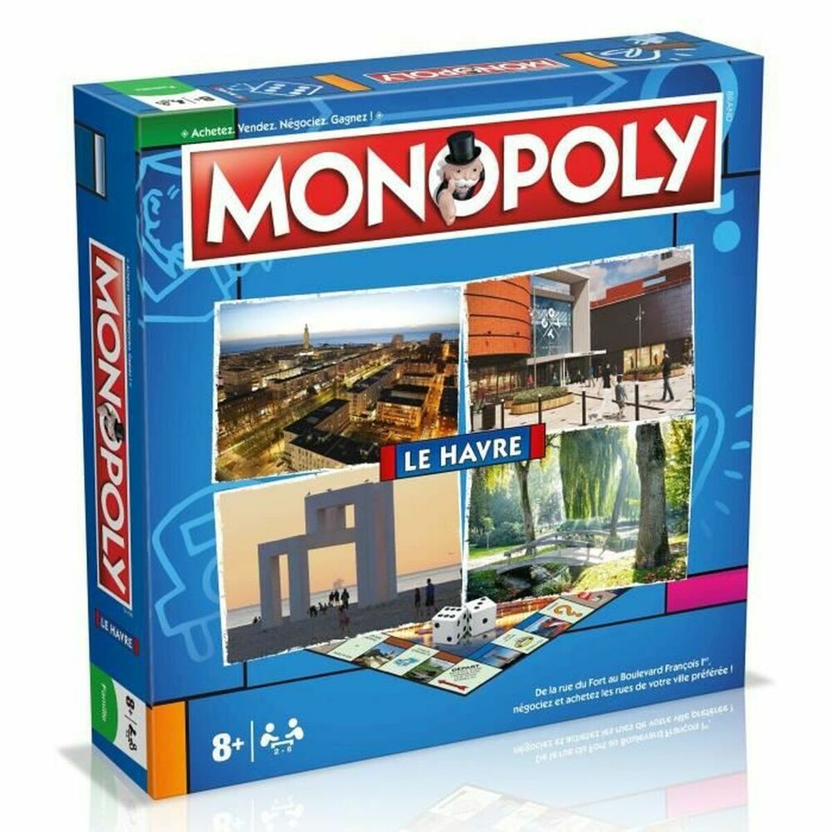 Jogo de Tabuleiro MONOPOLY City Ville (Idade Mínima: 8)