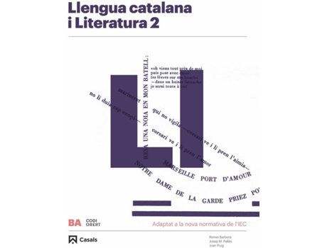 Livro Llengua Catalana I Literatura 2 Ba 2020 de VVAA (Catalão)