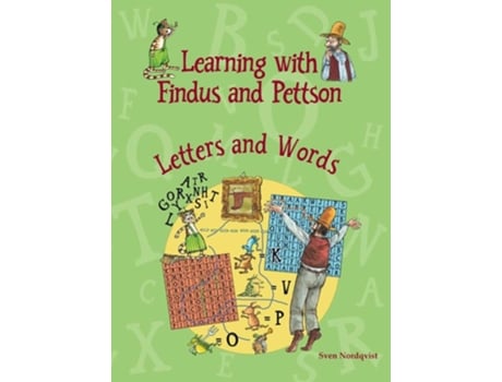 Livro Learning with Findus and Pettson - Letters and Words de Sven Nordqvist (Inglês)