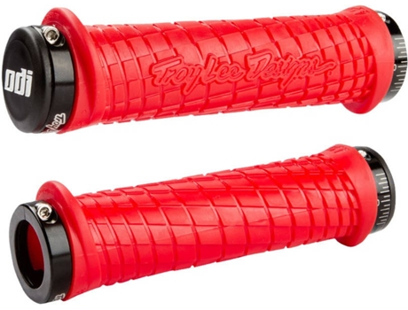 Punhos ODI GRIPS Troy Lee Designs Signature Series Lock-On Vermelho