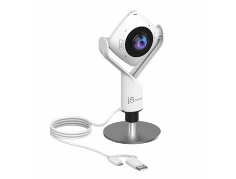 Webcam J5CREATE > JVCU360 2,07 MP 1920 X 1080 Pixels USB 2.0 Preto, Branco - JVCU360-N