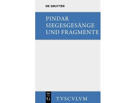 Livro siegesgesange und fragmente de pindar (alemão)