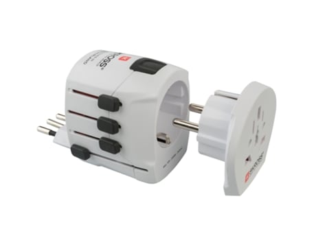 Poly Pool Pp2201 Universal Universal Blanco Adaptador de Enchufe Eléctrico