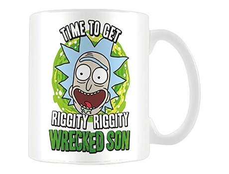 Caneca Rick And Morty Caindo