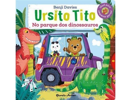 Livro Ursito Tito - No Parque dos Dinossauros de Benji Davies (Português)